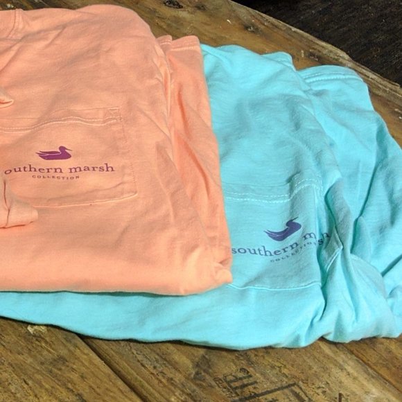 3 Guy Harvey and 2 Southern Marsh Shirts (medium) - Picture 2 of 4